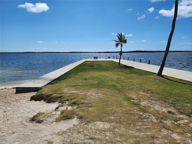 view of water feature