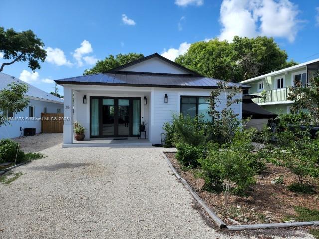 view of front of house featuring french doors