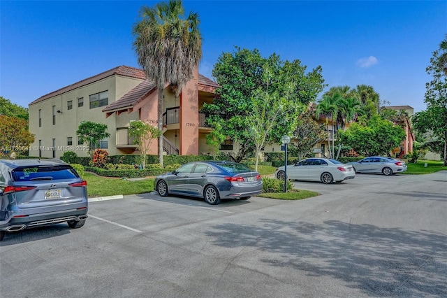 view of vehicle parking