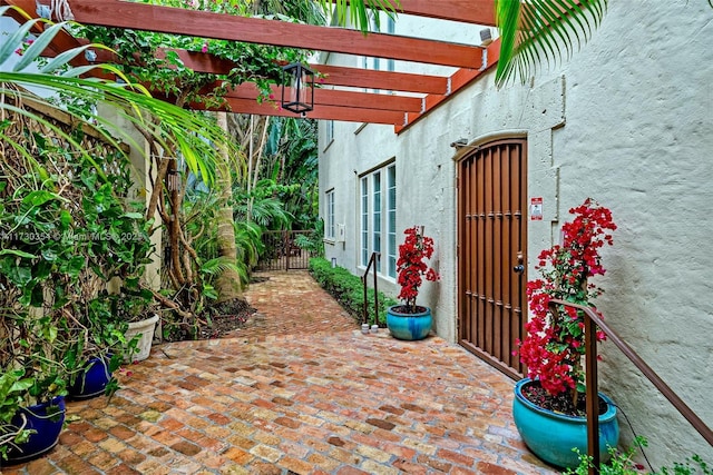 view of patio