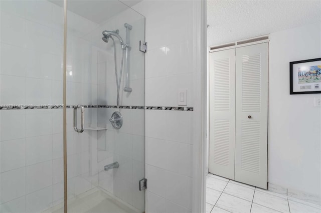 bathroom with an enclosed shower