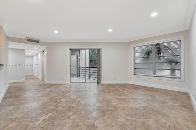 3100 Riverside Dr Unit 306, Coral Springs, FL 33065 - unfurnished room with baseboards and recessed lighting