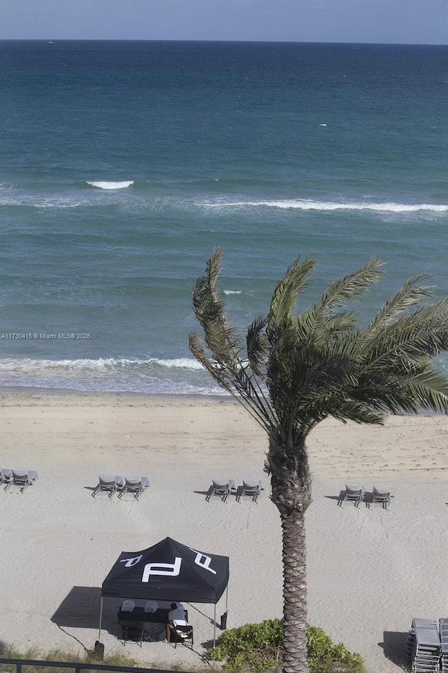 18555 Collins Ave Unit 4203, Sunny Isles Beach, FL 33160 - water view featuring nearby beach