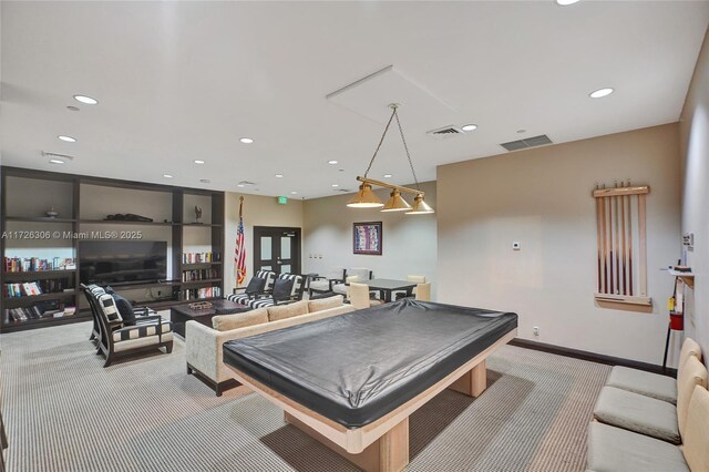 3600 Yatch Club Dr Unit 1701, Aventura, FL 33180 - playroom with carpet flooring and pool table