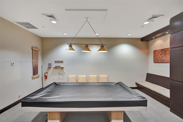 3600 Yatch Club Dr Unit 1701, Aventura, FL 33180 - game room with pool table and carpet floors