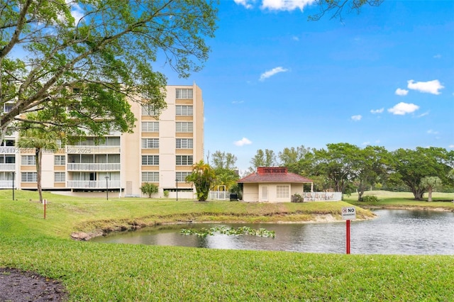 property view of water