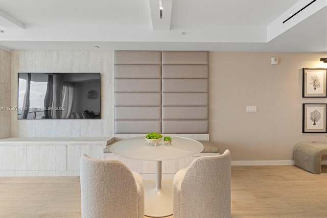 dining room featuring hardwood / wood-style floors