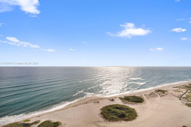 water view with a beach view