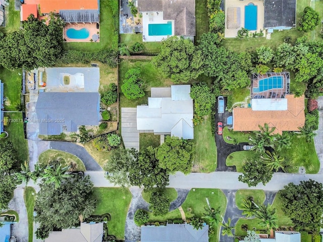 8745 SW 175th St, Palmetto Bay, FL 33157 - aerial view of property's location with a pool
