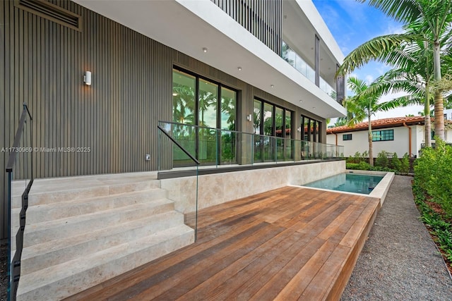 291 Palm Ave, Miami Beach, FL 33139 - view of swimming pool with a deck