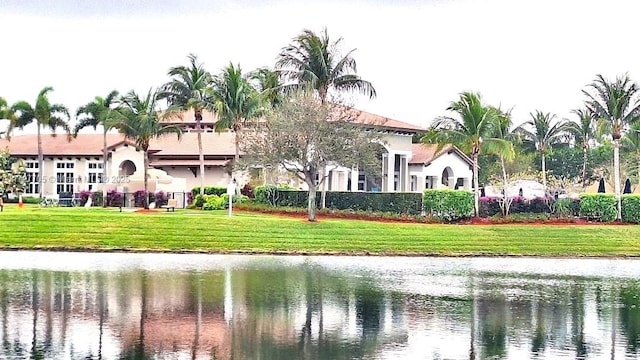 view of water feature