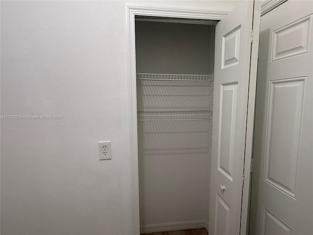 view of closet