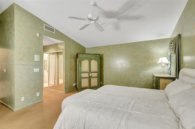12915 Coral Lakes Dr, Boynton Beach, FL 33437 - carpeted bedroom featuring baseboards, a ceiling fan, and high vaulted ceiling