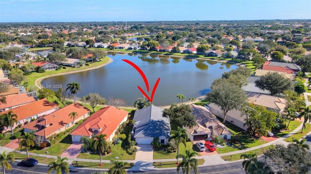 12915 Coral Lakes Dr, Boynton Beach, FL 33437 - aerial view of residential area with a large body of water