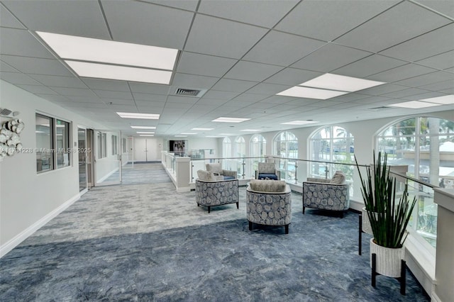 12915 Coral Lakes Dr, Boynton Beach, FL 33437 - community lobby featuring a paneled ceiling