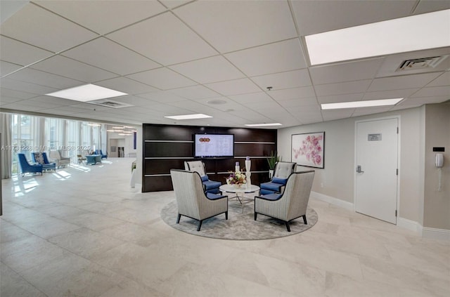 12915 Coral Lakes Dr, Boynton Beach, FL 33437 - common area featuring a paneled ceiling