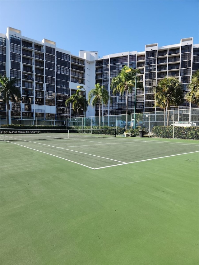 view of sport court