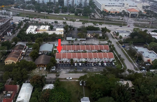 2050 NE 140th St Unit 1, North Miami Beach, FL 33181 - aerial overview of property's location featuring nearby urban area