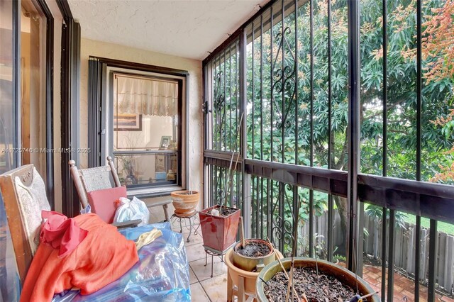 sunroom / solarium with plenty of natural light