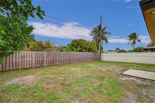 view of yard