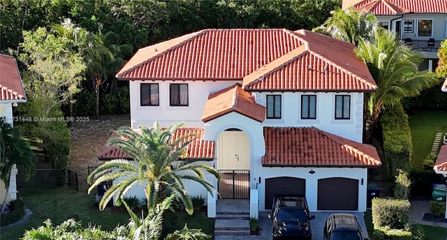 view of mediterranean / spanish house