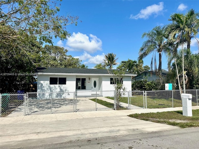 view of front of home