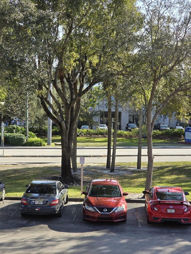 view of car parking