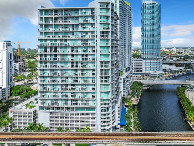 view of property featuring a water view