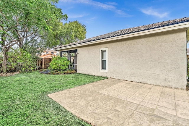 exterior space with a patio area