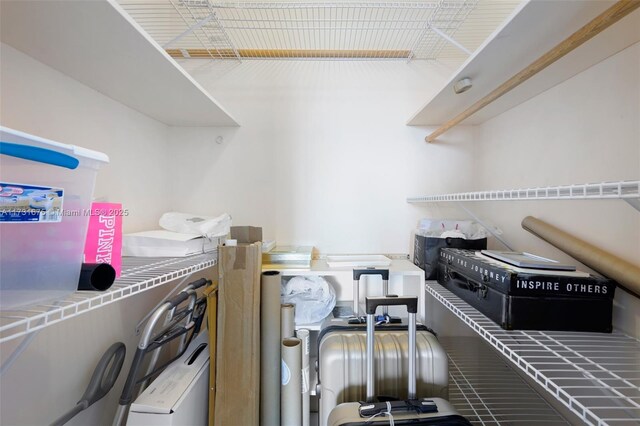 view of pantry