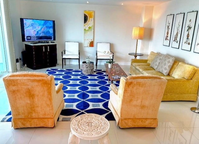 2030 S Ocean Dr Unit 506, Hallandale Beach, FL 33009 - tiled living area with baseboards
