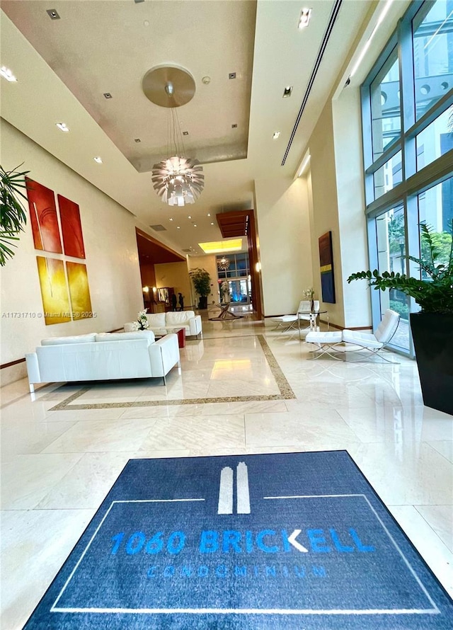 view of building lobby