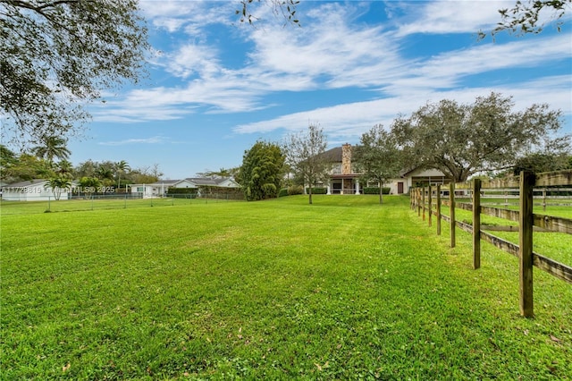 view of yard