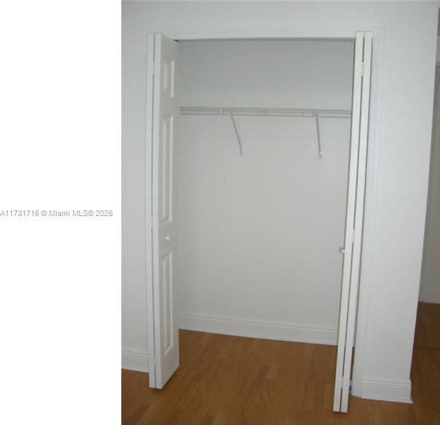 view of closet