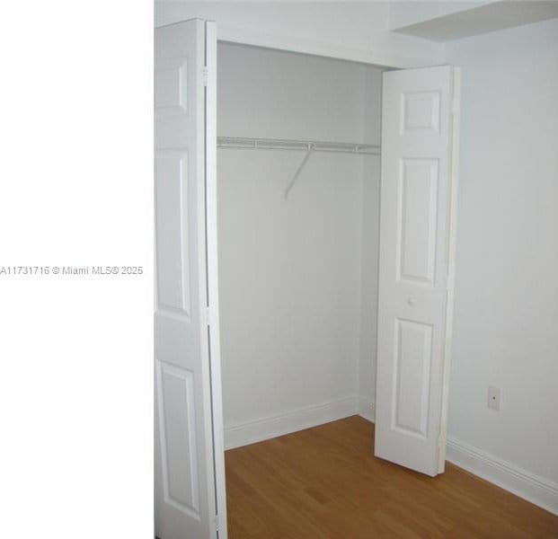 view of closet