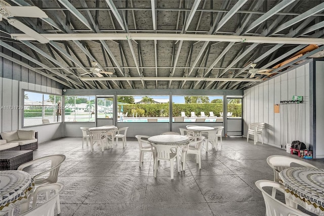 sunroom featuring a healthy amount of sunlight