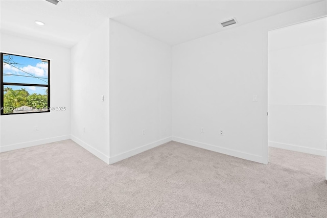 empty room with light carpet