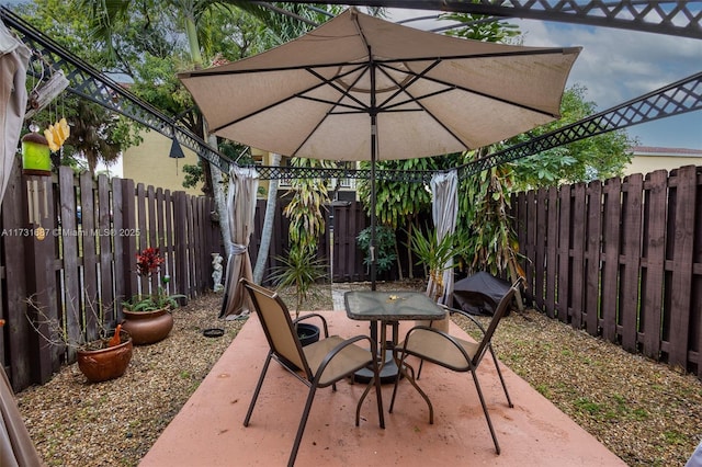 view of patio / terrace