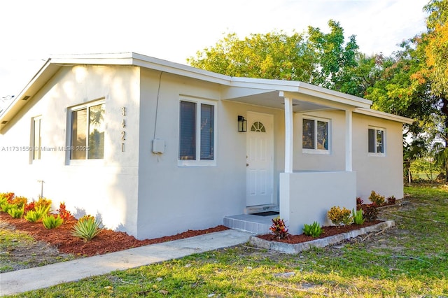 view of front of home