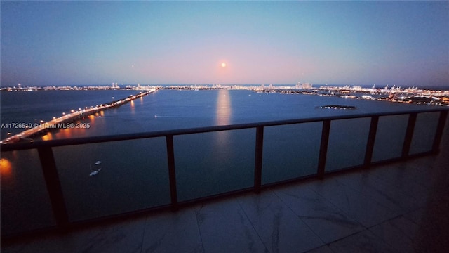 property view of water
