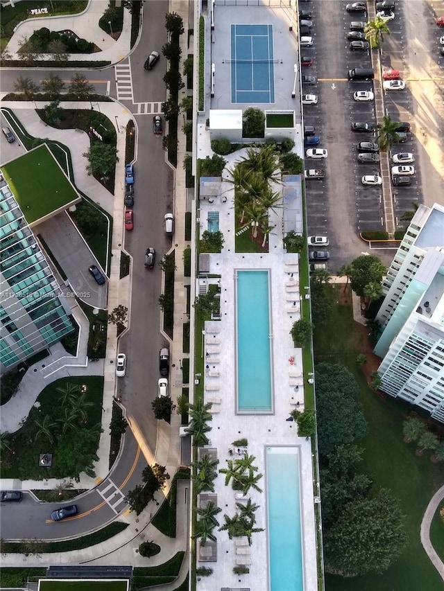 drone / aerial view