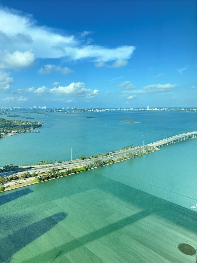 property view of water