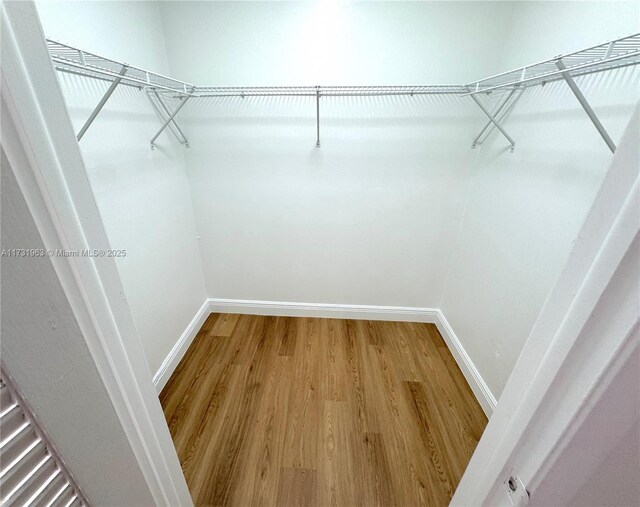 8212 SW 23rd Ct Unit 18D, North Lauderdale, FL 33068 - walk in closet featuring wood finished floors