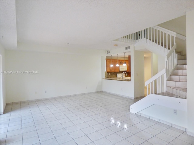 interior space with sink