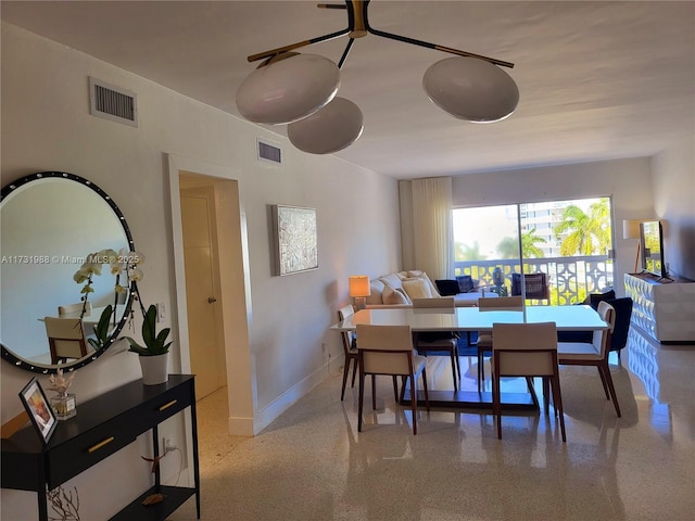 view of dining room