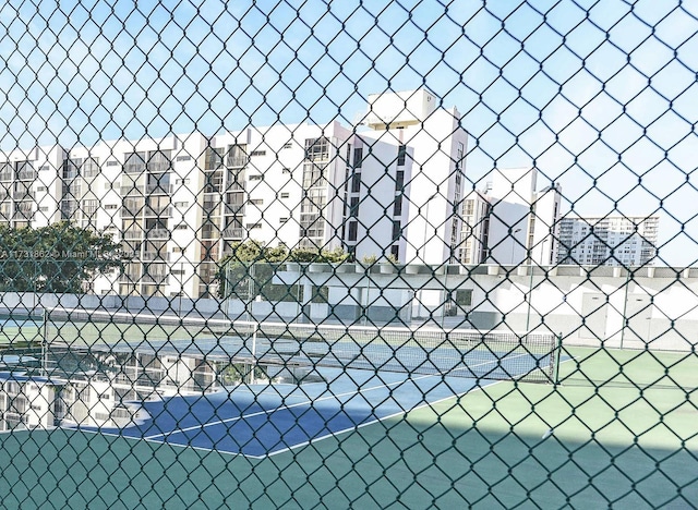 view of sport court