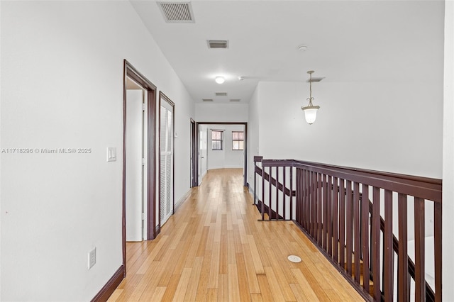 walk in closet featuring light hardwood / wood-style flooring