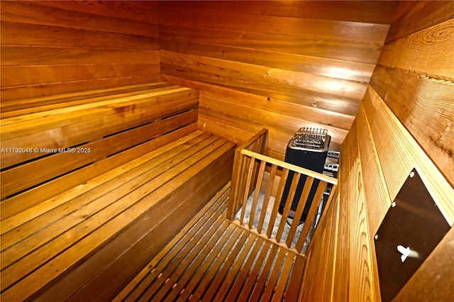 view of sauna / steam room