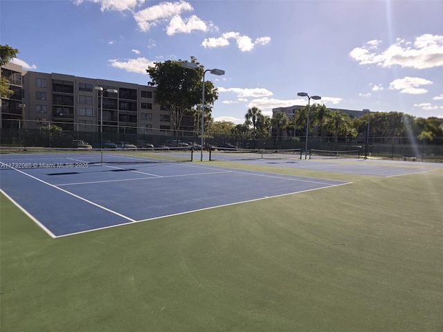 view of sport court