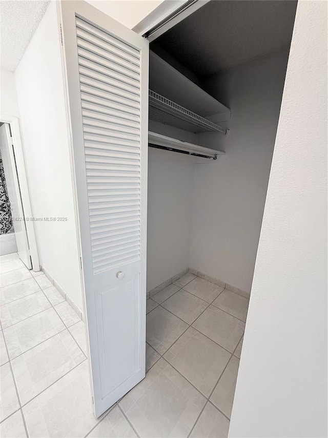 view of closet